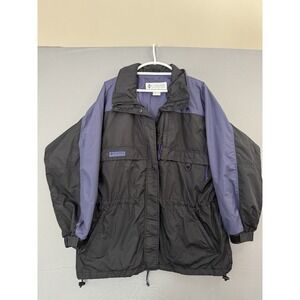 Vintage Columbia Women's Size XL Purple 3 in 1 Windbreaker Coat Jacket Winter